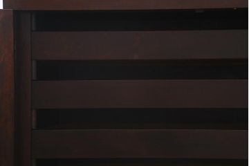 当店リメイク家具 松本民芸家具 衣装盆・棚 2WAY脚付キャビネット(和タンス、戸棚、収納棚、着物箪笥)(R-039443)