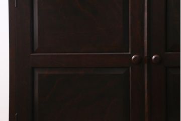 当店リメイク家具 松本民芸家具 衣装盆・棚 2WAY脚付キャビネット(和タンス、戸棚、収納棚、着物箪笥)(R-039443)