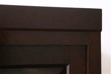 当店リメイク家具　松本民芸家具　衣装盆・棚　2WAY脚付キャビネット(和タンス、戸棚、収納棚、着物箪笥)(R-039443)