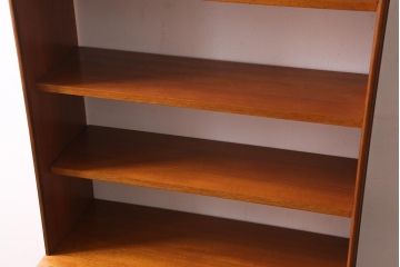 ヴィンテージ家具　G-PLAN(ジープラン)　FORM FIVE　チーク材　ウォールユニット(ルームディバイダー、収納棚、ブックシェルフ、ビンテージ)(R-039445)