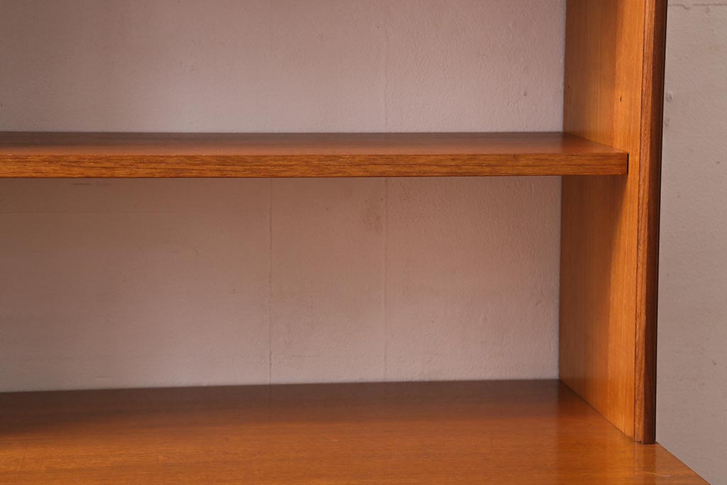 ヴィンテージ家具　G-PLAN(ジープラン)　FORM FIVE　チーク材　ウォールユニット(ルームディバイダー、収納棚、ブックシェルフ、ビンテージ)(R-039445)