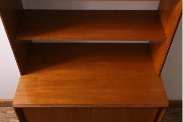 ヴィンテージ家具　G-PLAN(ジープラン)　FORM FIVE　チーク材　ウォールユニット(ルームディバイダー、収納棚、ブックシェルフ、ビンテージ)(R-039445)