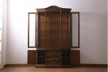 中古　DREXEL HERITAGE(ドレクセルヘリテイジ)　TRYON MANOR(トライオンメナー)　China(チャイナ) 食器棚(キャビネット、飾り棚、収納棚)(定価約98万円)(R-039447)