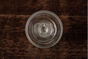 アンティーク雑貨　レトロ雑貨　アンティークボトル　小さな蓋付きガラス瓶5個セット(ガラスビン)(R-039454)