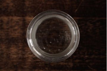 アンティーク雑貨　レトロ雑貨　アンティークボトル　小さな蓋付きガラス瓶5個セット(ガラスビン)(R-039457)