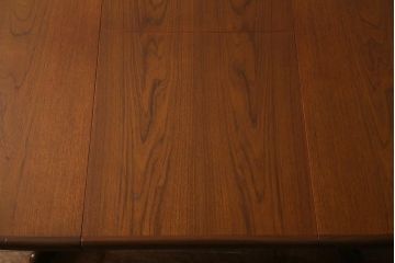 ヴィンテージ家具　G-PLAN(ジープラン) 北欧家具　チーク材　やさしく穏やかなオーバル型のエクステンションテーブル(ダイニングテーブル、ビンテージ)(R-039462)