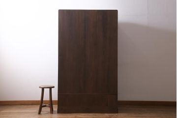 中古　国産　総桐材　落ち着きのある佇まいが魅力のワードローブ(洋服タンス、衣裳タンス)(R-039469)