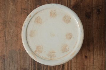 アンティーク雑貨　大正昭和初期　鳳凰の図が迫力のある瀬戸火鉢(鉢カバー)(R-039481)