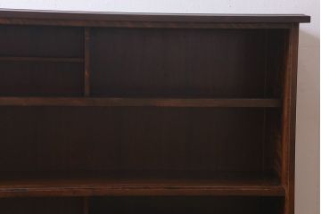 中古　九州民芸家具　シックでモダンなデザインのサイドボード(収納棚、食器棚、茶棚)(R-039497)