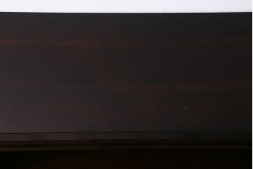 中古　九州民芸家具　シックでモダンなデザインのサイドボード(収納棚、食器棚、茶棚)(R-039497)