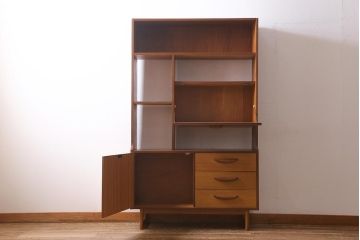 ヴィンテージ家具　STONEHILL　ミッドセンチュリーなルームディバイダー(飾り棚、キャビネット、ビンテージ)(R-039498)