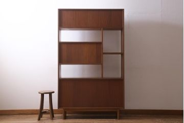 ヴィンテージ家具　STONEHILL　ミッドセンチュリーなルームディバイダー(飾り棚、キャビネット、ビンテージ)(R-039498)
