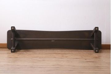 中古　飛騨産業　キツツキ　プロヴィンシャル　素朴な風合いが温かみのあるトリッスルベンチ(板座チェア、ダイニングベンチ、飾り台)(R-039505)