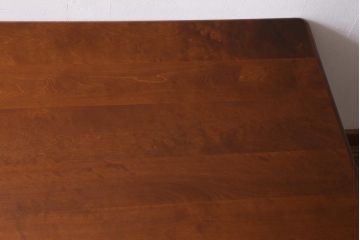 ビンテージ家具　北海道民芸家具　上品であたたかなダイニングテーブル(4人掛け)(R-039506)