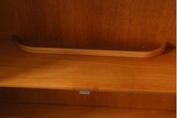 ヴィンテージ家具　北欧ビンテージ　nathan社(ネイサン)　チーク材　ウォールユニット(キャビネット、食器棚)(R-039510)