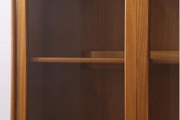 ヴィンテージ家具　北欧ビンテージ　nathan社(ネイサン)　チーク材　ウォールユニット(キャビネット、食器棚)(R-039510)