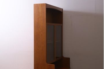 ヴィンテージ家具　北欧ビンテージ　nathan社(ネイサン)　チーク材　ウォールユニット(キャビネット、食器棚)(R-039510)