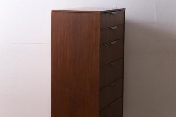 ヴィンテージ家具　イギリス　Austinsuite(オースティンスイート)　温かみのあるチーク材が魅力のチェスト(引き出し、ビンテージ)(R-039512)