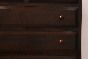 ビンテージ家具　松本民芸家具　シンプルな中に上品さがある#46型ベビータンス(チェスト、引き出し)(定価約30万円)(R-039513)