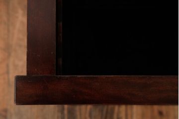 中古　松本民芸家具　和傘立　直線的なデザインが端正な印象の傘立て(カサ立て、スタンド)(R-039521)