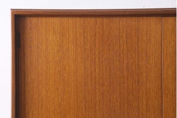 ヴィンテージ家具　G-PLAN(ジープラン)　FORM FIVE　チーク材製　スタイリッシュな佇まいのウォールユニット(キャビネット、収納棚、戸棚、飾り棚、ビンテージ)(R-039524)