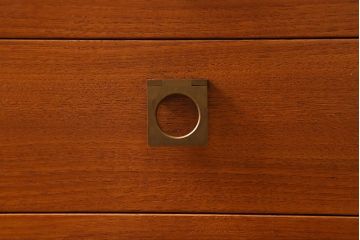 ヴィンテージ家具　G-PLAN(ジープラン)　FORM FIVE　チーク材製　スタイリッシュな佇まいのウォールユニット(キャビネット、収納棚、戸棚、飾り棚、ビンテージ)(R-039524)