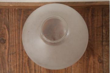 アンティーク照明　和製アンティーク　昭和初期　オパールガラスがぼんやりと光を通すペンダントライト(天井照明、吊り下げ照明)(R-039528)