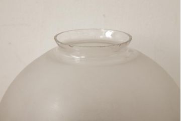 アンティーク照明　和製アンティーク　昭和初期　オパールガラスがぼんやりと光を通すペンダントライト(天井照明、吊り下げ照明)(R-039528)