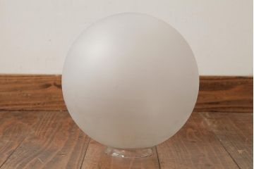 アンティーク照明　和製アンティーク　昭和初期　オパールガラスがぼんやりと光を通すペンダントライト(天井照明、吊り下げ照明)(R-039528)