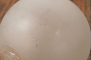 アンティーク照明　和製アンティーク　昭和初期　オパールガラスがぼんやりと光を通すペンダントライト(天井照明、吊り下げ照明)(R-039528)