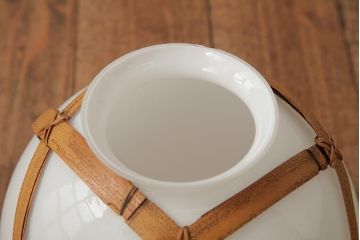 アンティーク家具　和製アンティーク　昭和初期　レア!竹巻が目を引く天井照明(ペンダントライト、吊り下げ照明)(R-039529)