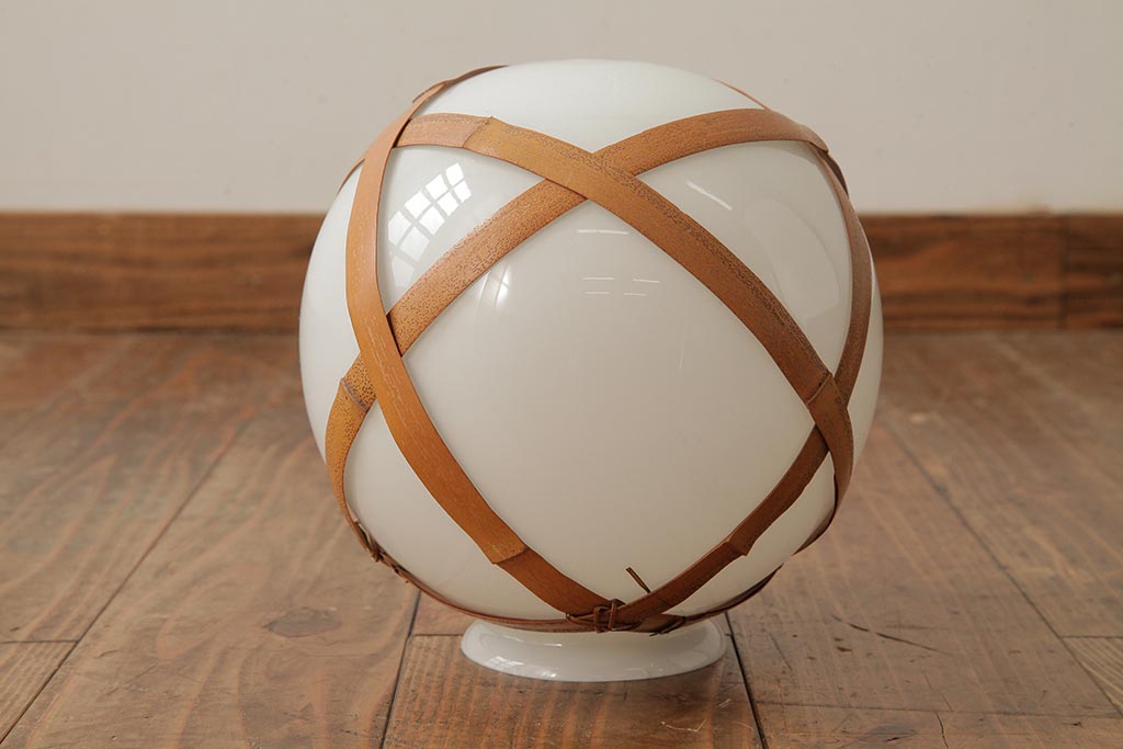 アンティーク家具　和製アンティーク　昭和初期　レア!竹巻が目を引く天井照明(ペンダントライト、吊り下げ照明)(R-039529)