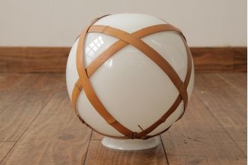 アンティーク家具　和製アンティーク　昭和初期　レア!竹巻が目を引く天井照明(ペンダントライト、吊り下げ照明)(R-039529)