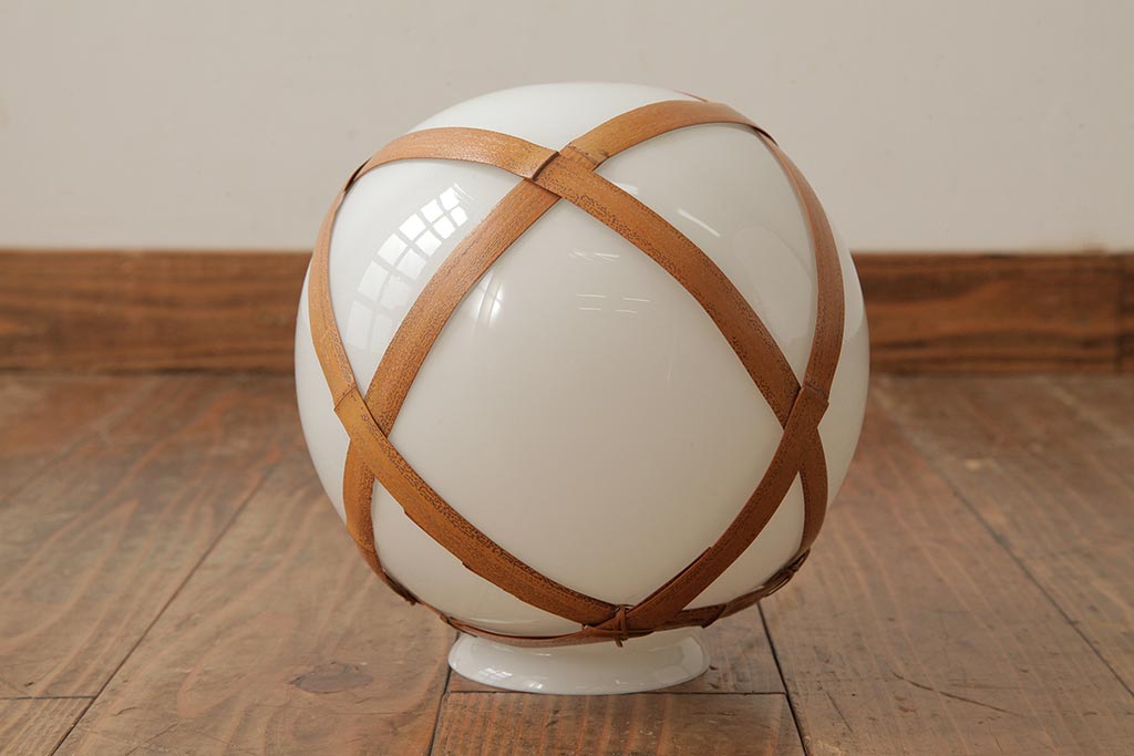 アンティーク家具　和製アンティーク　昭和初期　レア!竹巻が目を引く天井照明(ペンダントライト、吊り下げ照明)(R-039529)