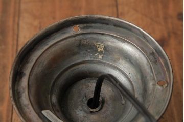 アンティーク照明　和製アンティーク　乳白色ガラス　レトロな雰囲気漂う天井照明(電笠)(R-039531)