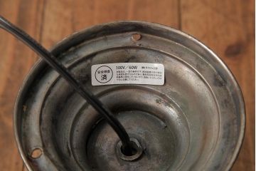 アンティーク照明　和製アンティーク　乳白色ガラス　レトロな雰囲気漂う天井照明(電笠)(R-039531)