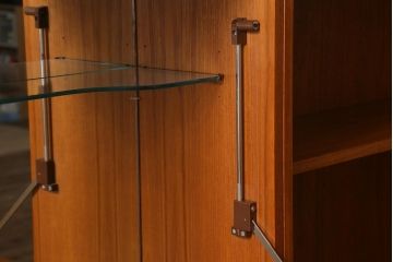 ヴィンテージ家具　イギリスビンテージ　G-PLAN(ジープラン)　Fresco(フレスコ)シリーズ　チーク材　北欧スタイル家具らしいシンプルなウォールユニット(サイドボード、キャビネット)(R-039536)