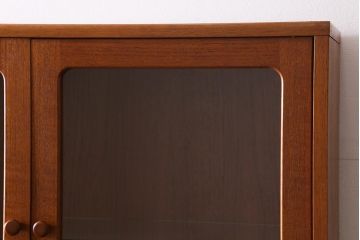 ヴィンテージ家具　イギリスビンテージ　G-PLAN(ジープラン)　Fresco(フレスコ)シリーズ　チーク材　北欧スタイル家具らしいシンプルなウォールユニット(サイドボード、キャビネット)(R-039536)