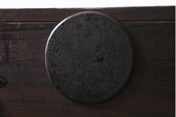 アンティーク家具　和製アンティーク　明治大正期　前面桐材　渋さ漂う重ね箪笥(衣装タンス、引き出し、桐箪笥、桐たんす)(R-039544)