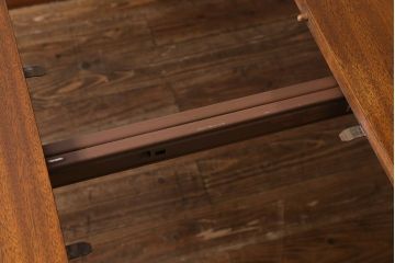 ヴィンテージ家具　DREXEL HERITAGE(ドレクセルヘリテイジ)　Triune(トライユン)　品のある佇まいがすてきなダイニングテーブル(エクステンションテーブル、ビンテージ)(R-039554)