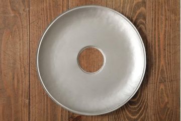 ビンテージ雑貨　アメリカビンテージ　未使用品　デッドストック　青色のアルミシェードがかわいらしいオイルランプ(吊り下げランプ)(R-039558)