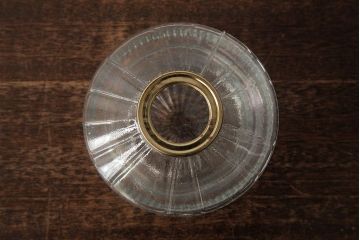 ヴィンテージ雑貨　アメリカビンテージ　未使用品　デッドストック 青色のアルミシェードがかわいらしいオイルランプ(吊り下げランプ)(R-039561)