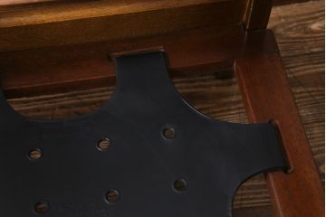 中古　飛騨産業　キツツキ　穂高シリーズ　絵画のようなファブリックが素敵な1人掛けソファ(アームチェア)(R-039565)