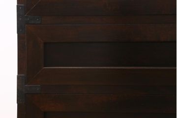 ビンテージ家具　松本民芸家具　#507 和モダンな空間におすすめの金具付タンス(衣装タンス、引き出し)(定価約42万円)(R-039567)