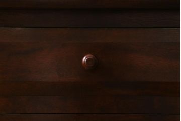 中古　松本民芸家具　シックな雰囲気がおしゃれなA型食器棚(カップボード、キャビネット、収納棚、戸棚)(定価50万円)(R-039583)