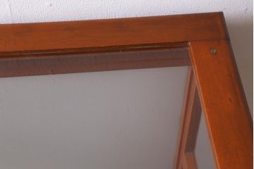 アンティーク雑貨　島津製作所　上皿天秤　ガラスケース　はかり　化学天秤(R-039585)