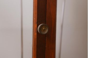 アンティーク雑貨　島津製作所　上皿天秤　ガラスケース　はかり　化学天秤(R-039585)
