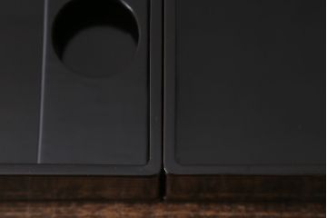古民具・骨董　大正昭和初期　煙草盆一対　銅火入　漆器　箱付(R-039604)