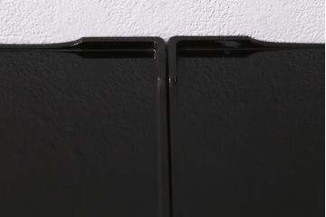 古民具・骨董　大正昭和初期　煙草盆一対　銅火入　漆器　箱付(R-039604)