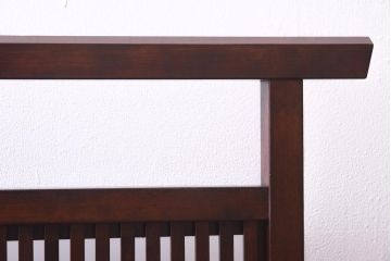 中古　松本民芸家具　上品な和の空間を演出するすりガラス付き衝立(つい立て、パーテーション)(R-039611)